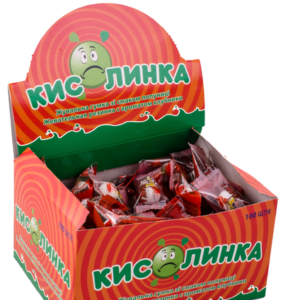 ЖИВАЛЬНА РЕЗИНКА КИСЛИНКА 100 ШТ 3,5 ГР - Зображення 4