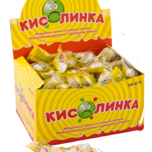 ЖИВАЛЬНА РЕЗИНКА КИСЛИНКА 100 ШТ 3,5 ГР - Зображення 5