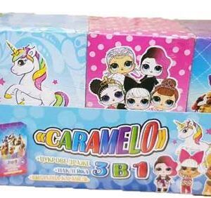 Цукрове драже CARAMELO 3в1 20 шт.(16г.)