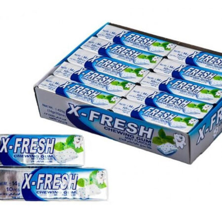 Жувальна гумка X-FRESH подушечки (м'ята) 30 шт./блок