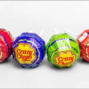 Chupa Chups Crazy Chups 50 г з іграшкою-сюрпризом і цукерками для дівчинки та хлопчика - Зображення 2