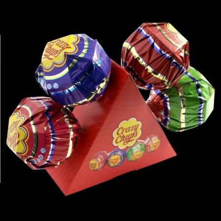 Chupa Chups Crazy Chups 50 г з іграшкою-сюрпризом і цукерками для дівчинки та хлопчика