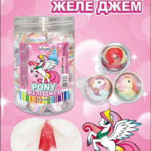 Жувальна цукерка PONY желе джем 30 шт.