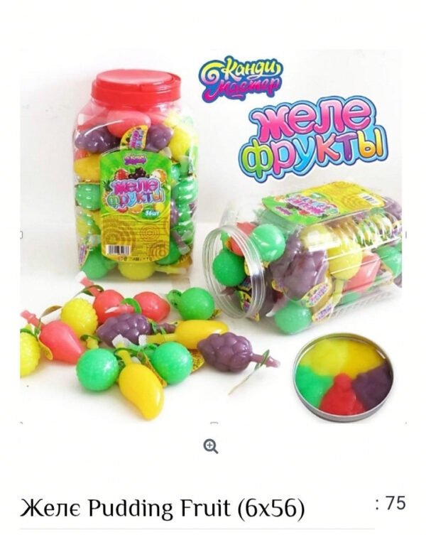 Залі Пудинг Фрукти ( 45 г) 56 шт.