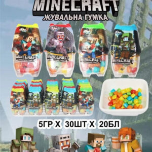 Жувальна гумка MINECRAFT 30 шт.