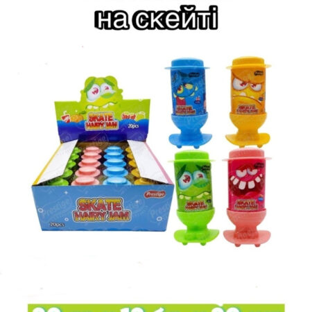HAIRY JAM у уп.20 шт. Волосатик на скейті.