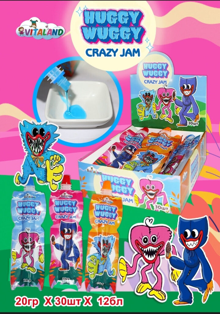 HUGGY-WUGGY Crezy Jam (20 г) 30 шт.